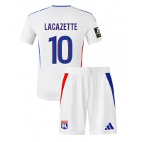 Olympique Lyonnais Alexandre Lacazette #10 Replica Home Minikit 2024-25 Short Sleeve (+ pants)